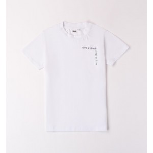 Tricou cu imprimeu pentru baiat, I Do, 4.8452PV24ALB