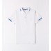 Tricou polo cu imprimeu pentru baiat, I Do, 4.8459TI23ALB