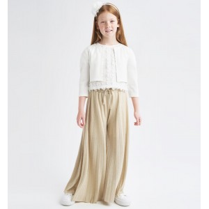 Pantaloni largi cu fir lurex pentru fata , I Do, 4.8521PV24GO Pantaloni largi cu fir lurex pentru fata , I Do, 4.8521PV24GO