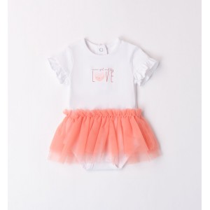 Body cu tull pentru fetite, I Do, 4.8634PV24CO Body cu tull pentru fetite, I Do, 4.8634PV24CO