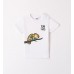 Tricou băieți iDO din jerseu 100% bumbac cu imprimeu cameleon și capse pe umăr, 4.8686PV24ALB Tricou băieți iDO din jerseu 100% bumbac cu imprimeu cameleon și capse pe umăr, 4.8686PV24ALB