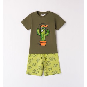 Compleu tricou si pantaloni scurti pentru baiat, I Do, 4.8711PV24KA