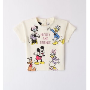 Tricou cu imprimeu Minnie Mouse pentru fete, I Do, 4.8738PV24CR