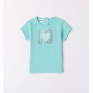 Tricou cu model inimioara si strasuri pentru fete, I Do, 4.8744PV23AQ