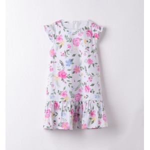 Rochie cu imprimeu floral pentru fete, I Do, 4.8752PV24FU Rochie cu imprimeu floral pentru fete, I Do, 4.8752PV24FU