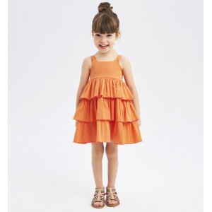 Rochie uni cu bretele pentru fete, I Do, 4.8756PV24ORG Rochie uni cu bretele pentru fete, I Do, 4.8756PV24ORG