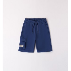 Pantaloni scurți unisex iDO din bumbac 100% – stil baschet cu buzunar lateral, 4.8845PV24ABS