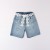 Bermude denim cu o curea brodata pentru fete, I Do, 4.8875PV24BL