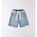 Bermude denim cu o curea brodata pentru fete, I Do, 4.8875PV24BL