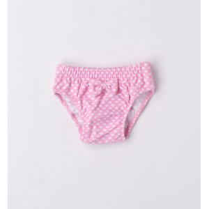 Slipi de baie cu imprimeu buline pentru bebe fetita, I Do, 4.8959PV24RZ