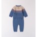 Compleu tricot pulover si pantaloni pentru bebe baiat, I Do, 4.A154TI24ABS