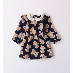 Rochie cu imprimeu ursuleti pentru fetite, I Do, 4.A269TI24BLM