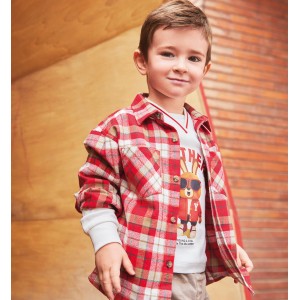 Camasa casual cu imprimeu pentru baiat, I Do, 4.A428TI24 Camasa casual cu imprimeu pentru baiat, I Do, 4.A428TI24