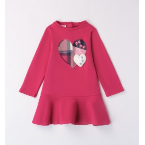 Rochie cu imprimeu inimioara pentru fete, I Do, 4.A573TI24RO Rochie cu imprimeu inimioara pentru fete, I Do, 4.A573TI24RO