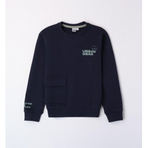 Hanorac cu imprimeu si buzunar pentru baiat, I Do, 4.A752TI24BLM Hanorac cu imprimeu si buzunar pentru baiat, I Do, 4.A752TI24BLM