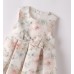 Rochie elegantă iDO bebeluși din satin floral cu tull, 4.B115PV25VE