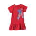 Rochie Fetițe iDO, Cu Fundiță, Strasuri și Volan, Bumbac, 4.B547PV25RO