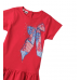 Rochie Fetițe iDO, Cu Fundiță, Strasuri și Volan, Bumbac, 4.B547PV25RO