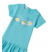 Rochie vară fetiță iDO, bumbac 100%, floral cu strasuri, volane, 4.B547PV25TU
