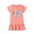 Rochiță Casual iDO Fete, Jerseu 100% Bumbac, Design Floral, 4.B547PV25PI