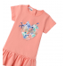 Rochiță Casual iDO Fete, Jerseu 100% Bumbac, Design Floral, 4.B547PV25PI