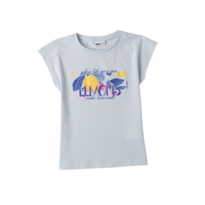 Tricou cu imprimeu frontal lamaie pentru fata, I Do, 4.B865PV25BL