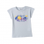 Tricou cu imprimeu frontal lamaie pentru fata, I Do, 4.B865PV25BL