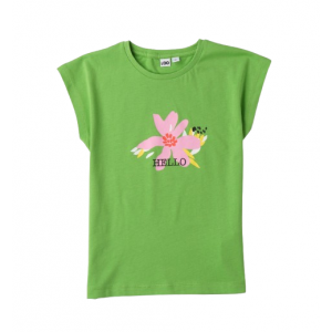 Tricou cu imprimeu frontal floral pentru fata, I Do, 4.B865PV25VE