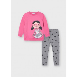 Set bluza si leggings fata, Mayoral, 55761TI21RZ Set bluza si leggings fata, Mayoral, 55761TI21RZ