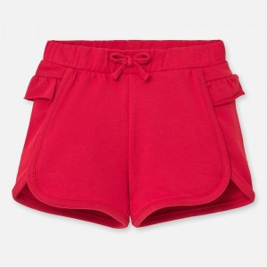 Pantaloni scurti volanase bebe fetita, Mayoral, 1204PV20ROSU
