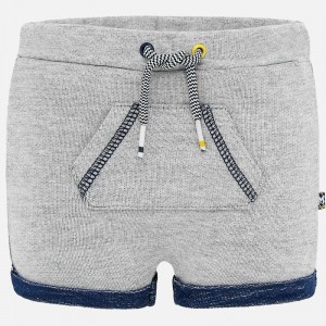 Pantaloni scurti buzunare bebe baiat nou-nascut, Mayoral, 1264PV20LNR Pantaloni scurti buzunare bebe baiat nou-nascut, Mayoral, 1264PV20LNR