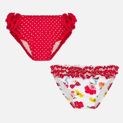 Set Slip Baie Cu Aplicatii Bebe Fetita Mayoral 1697pvrosu