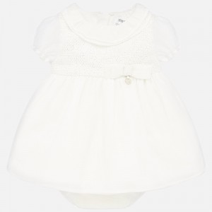 Rochie ceremonie chilotei bebe fetita nou-nascuta, Mayoral, 1870PV20CREM
