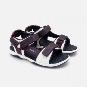 Sandale combinate baiat, Mayoral, 45225PV20ALB