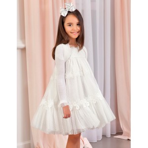 Bolero guler tul, Abel and Lula, 5310PV20ALB1 Bolero guler tul, Abel and Lula, 5310PV20ALB1