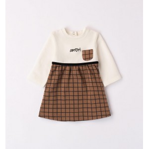 Rochita cu model jaquard pentru bebe fetita, I Do, 4.7264TI23MA