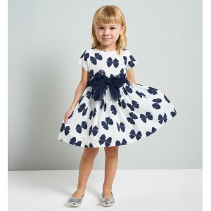 Rochie eleganta cu imprimeu floral pentru fete, I Do, 4.B344PV25BLM Rochie eleganta cu imprimeu floral pentru fete, I Do, 4.B344PV25BLM