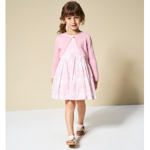 Rochiță fete Sarabanda din bumbac 100%, cu imprimeu floral, elegantă și confortabilă, 0.B336PV25RZ