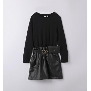 Rochie cu centura cu gentuță pentru fete, I Do, 4.7905PV23NG Rochie cu centura cu gentuță pentru fete, I Do, 4.7905PV23NG