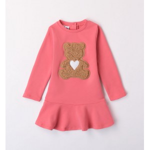 Rochie cu imprimeu ursuleț pentru fetițe, I Do,4.7566TI23RZ
