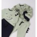 Set treninguri bebe iDO cu tematică dinozauri din bumbac flaușat, 4.F010TI25VE Set treninguri bebe iDO cu tematică dinozauri din bumbac flaușat, 4.F010TI25VE