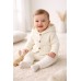 Set Bebeluși Minibanda din Tricot 2 Piese cu Hanorac și Pantaloni, Alb, 3.F693TI25ALB Set Bebeluși Minibanda din Tricot 2 Piese cu Hanorac și Pantaloni, Alb, 3.F693TI25ALB