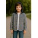 Cămașă pentru băieți iDO din bumbac 100%, model în carouri, cu glugă din fleece detașabilă, 4.8235PV24ABS Cămașă pentru băieți iDO din bumbac 100%, model în carouri, cu glugă din fleece detașabilă, 4.8235PV24ABS