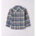 Cămașă iDO pentru băieți cu carouri, oversized, din jacard, 4.F268TI25ABS