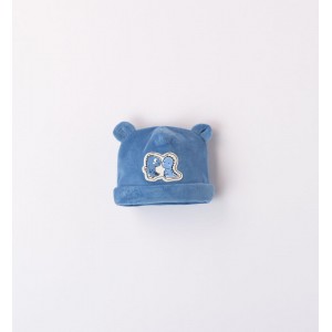 Caciula cu imprimeu plușată pentru bebe baiat, I Do, 4.7004PV23ABS Caciula cu imprimeu plușată pentru bebe baiat, I Do, 4.7004PV23ABS