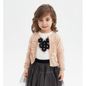 Pulover cu nasturi pentru fetite , I Do, 4.7541TI23BJ Pulover cu nasturi pentru fetite , I Do, 4.7541TI23BJ