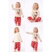Pijama lungă fete iDO Hello Kitty, set din bumbac 100% cu imprimeu și săculeț inclus, 4.F309TI25RO