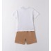 Compleu Sarabanda pentru băieți, tricou din jerseu cu imprimeu mașină și pantaloni scurți cu șnur, bumbac, 0.B161PV25BJ