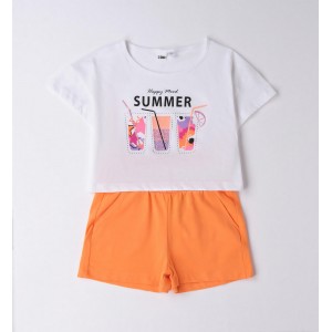 Compleu tricou și bermude pentru fata, I Do, 4.6896PV23ORG