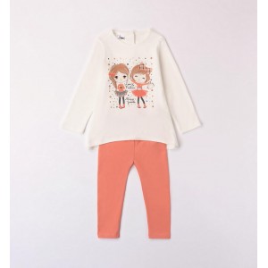 Compleu bluza și colant pentru fetite, I Do,4.7623TI23ORG Compleu bluza și colant pentru fetite, I Do,4.7623TI23ORG